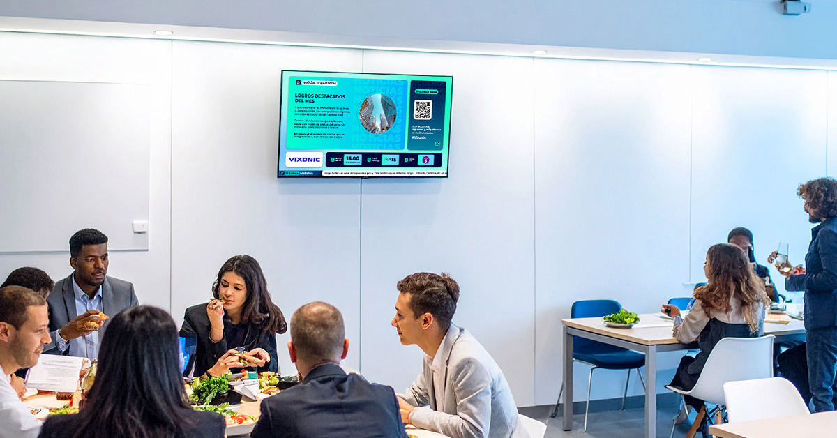 pantalla corporativa