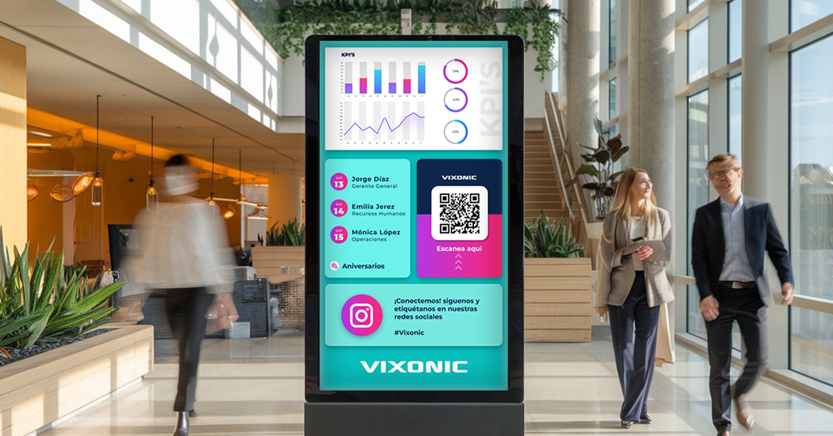 pantalla comunicación interna